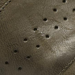 Closeup of Perforated Leather Detail