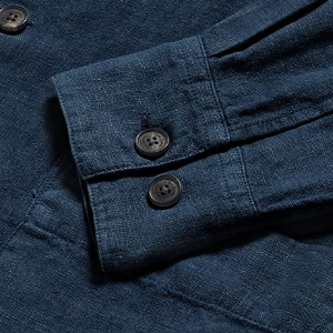 Closeup of Functional buttoned cuffs