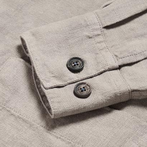 Closeup of Functional buttoned cuffs