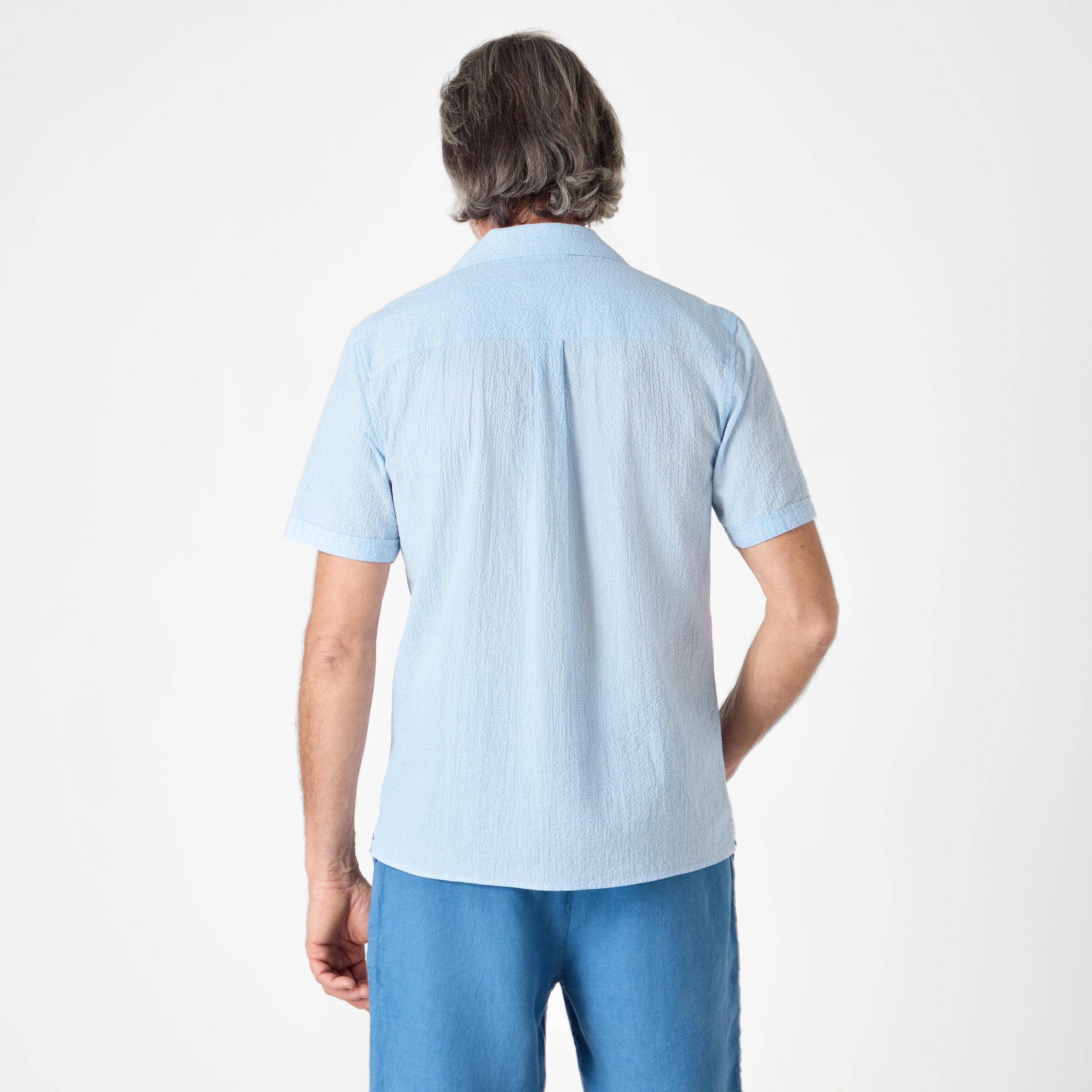 Ravenshead Blue Seersucker