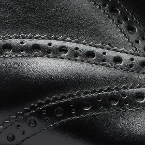 Closeup of Calf leather upper