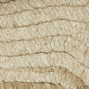 Closeup of Hand-coiled jute insole