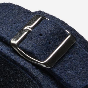 Closeup of Polished metal buckles