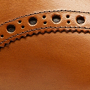 Closeup of Calf leather upper