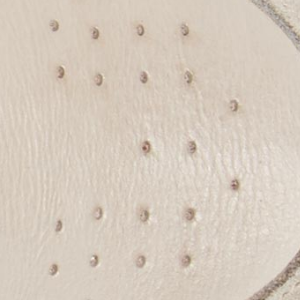 Closeup of Hand-finished calf leather upper