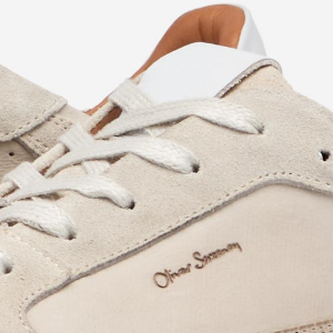 Closeup of Calf suede trim