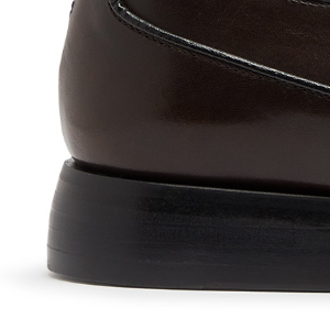 Closeup of Flared heel counter