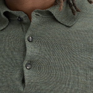 Closeup of Polo neck