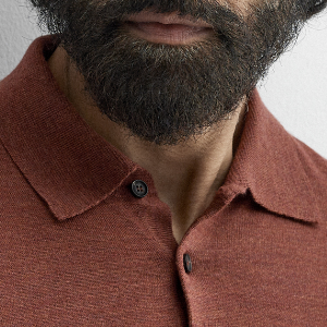 Closeup of Polo neck