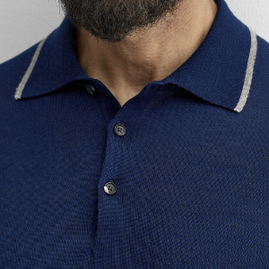 Closeup of Polo neck