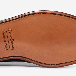Closeup of Leather sole