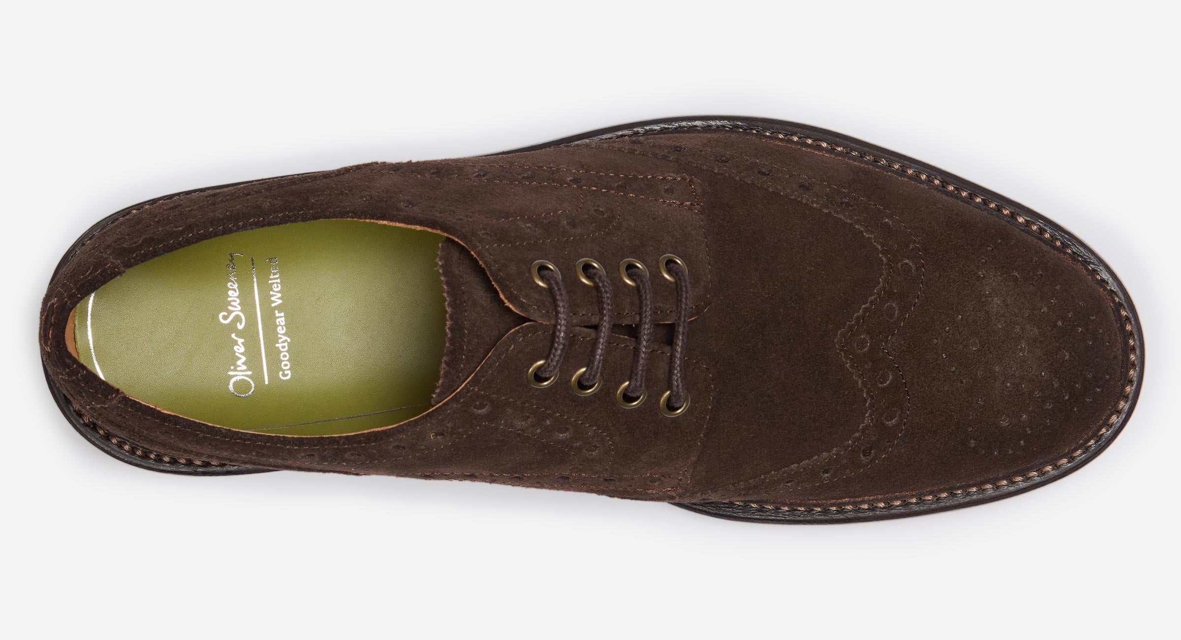 Saunders Chocolate Suede