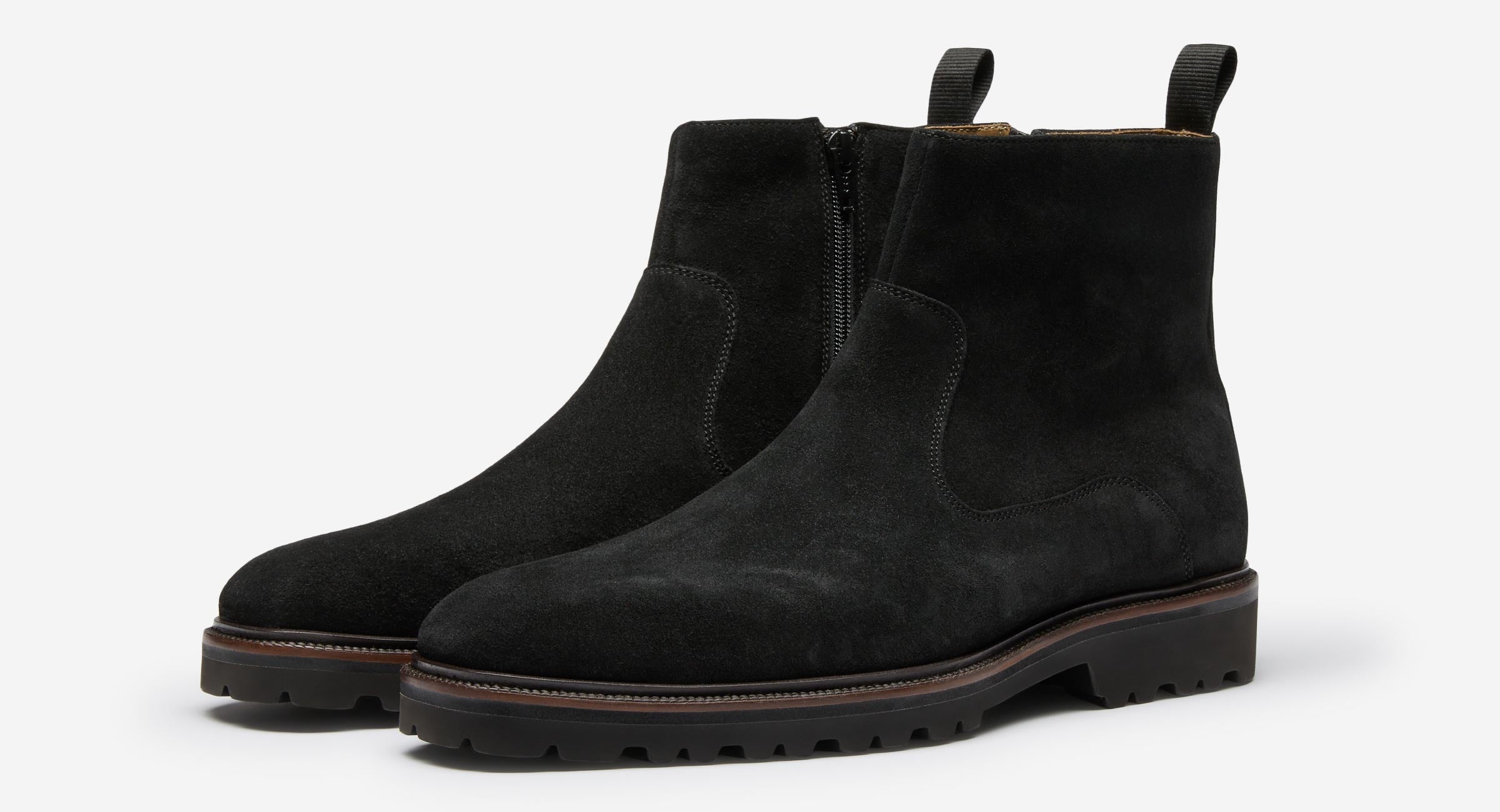 Swanley Black Suede