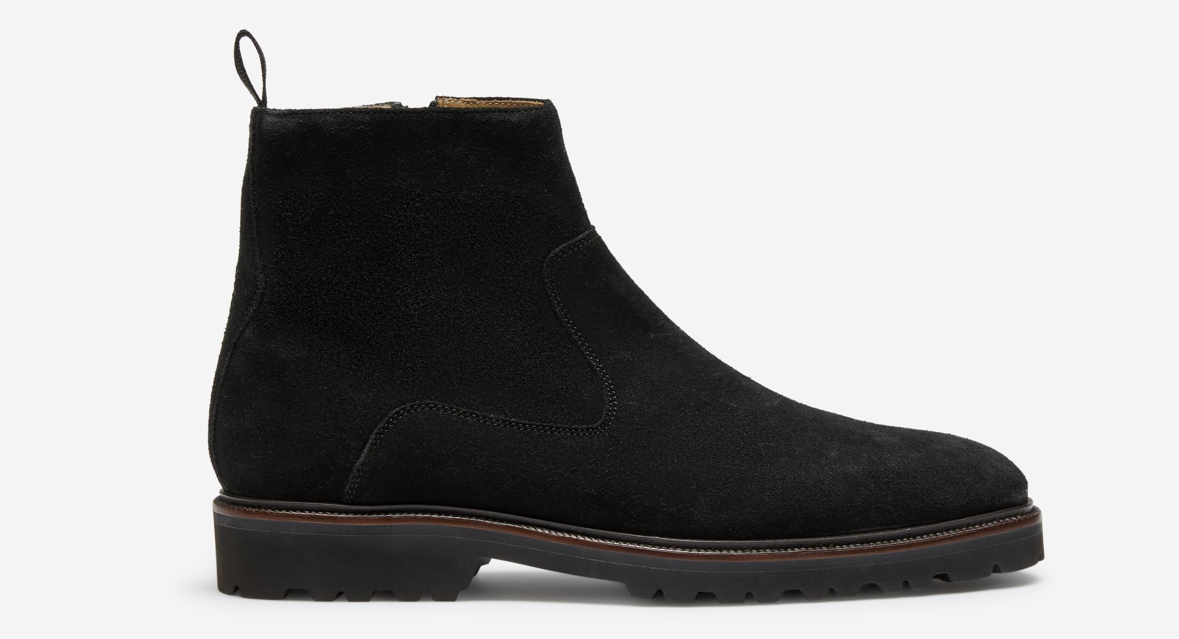 Swanley Black Suede