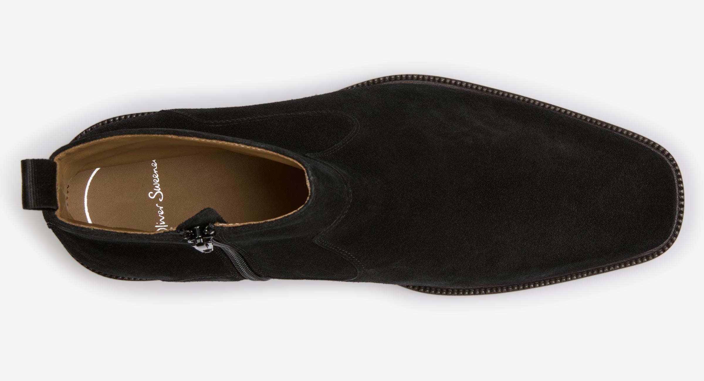 Swanley Black Suede