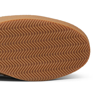 Closeup of Natural gum rubber sole