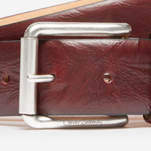 Closeup of Antiqued metal buckle