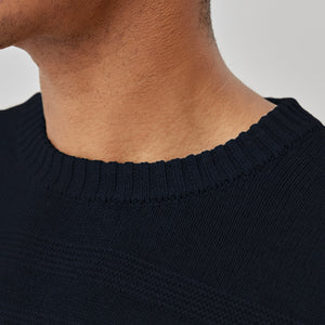 Closeup of Crew neck