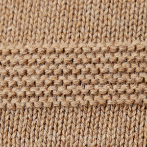 Closeup of 7 gauge knit