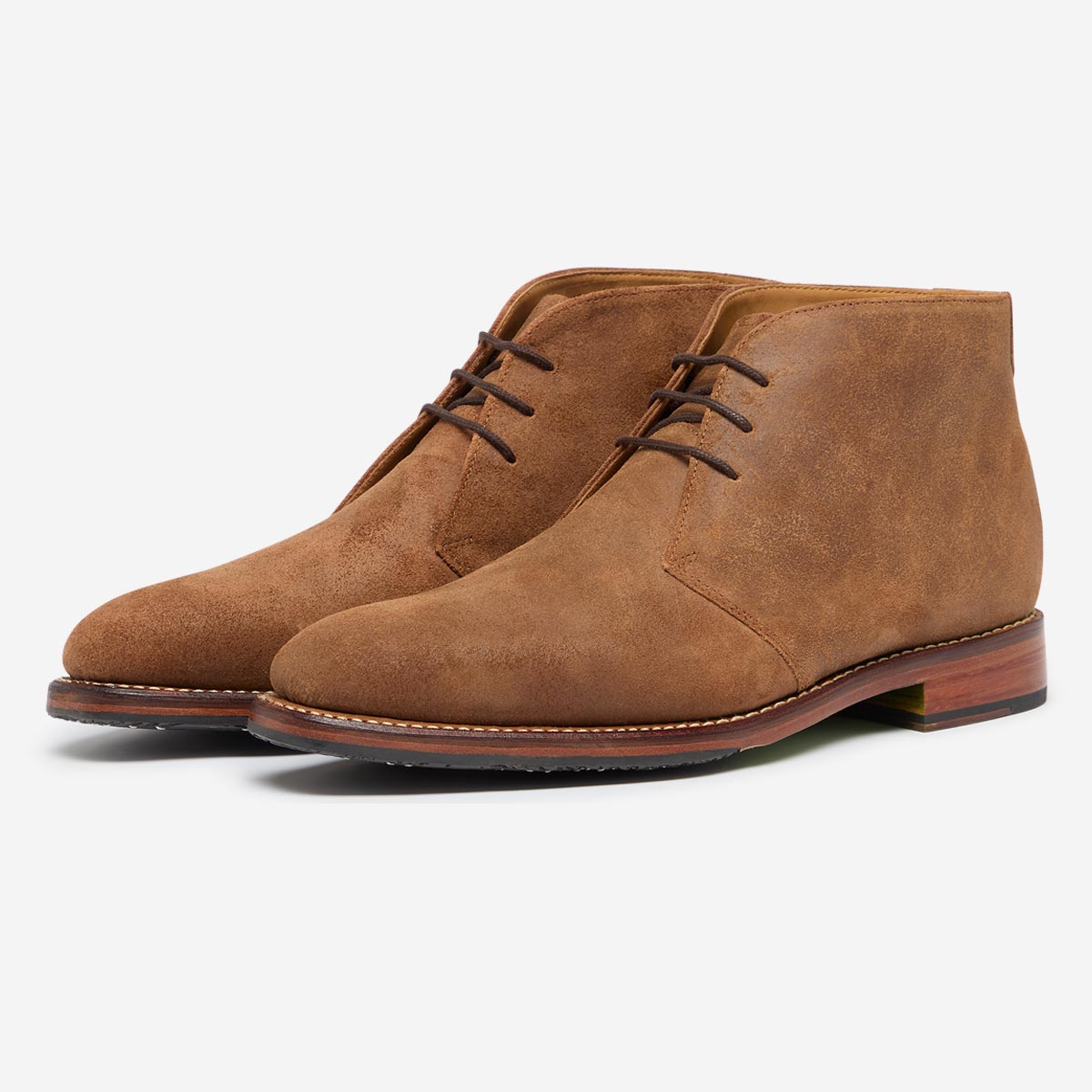 Men's Classic  Stoneford Suede Chukka Boots - Tan