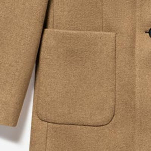 Closeup of 2 external patch pockets