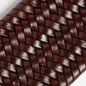 Closeup of Woven leather