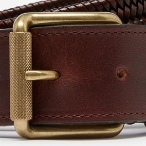Closeup of Polished metal buckle