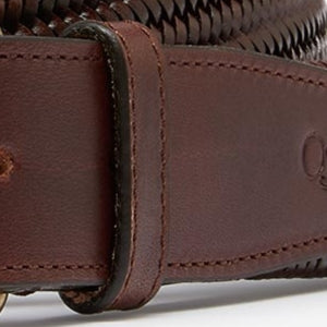 Closeup of One leather keeper