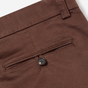 Closeup of Zip fly & branded horn buttons