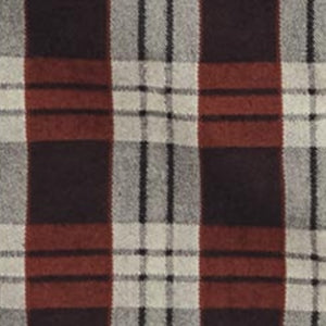 Closeup of 100% brushed cotton