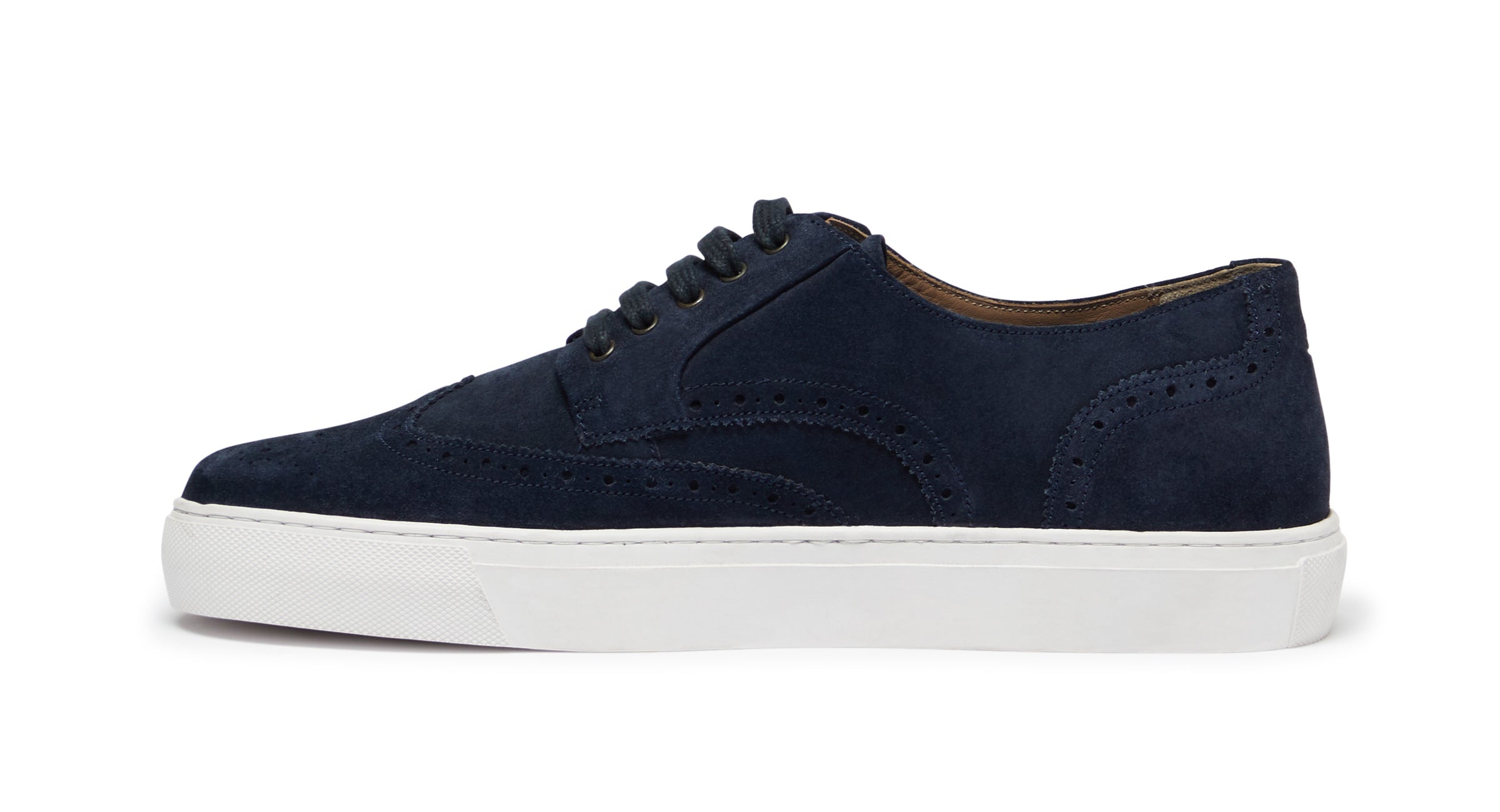 Burwell Navy Suede