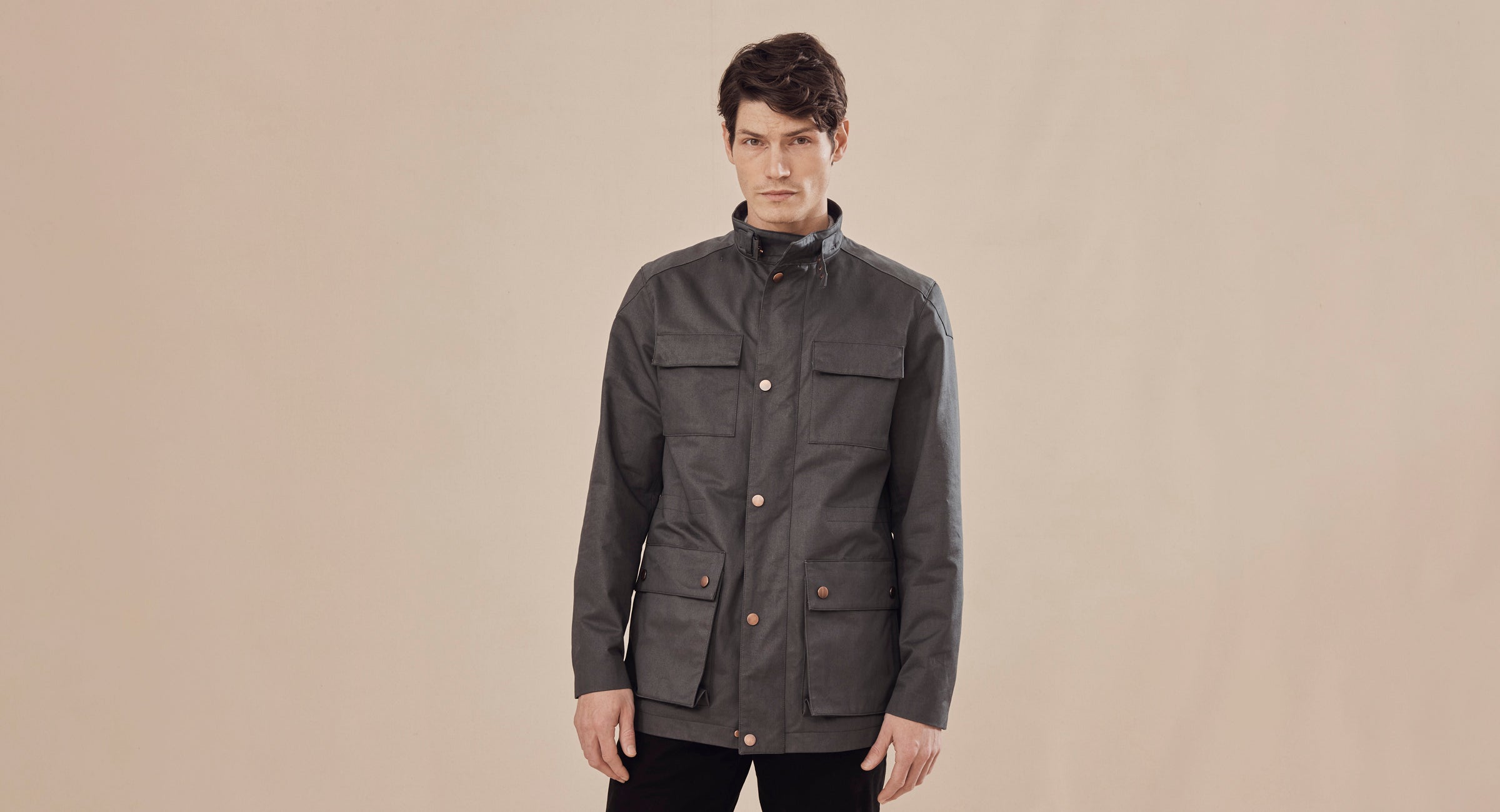 Edwinstowe Waxed Cotton Field Jacket