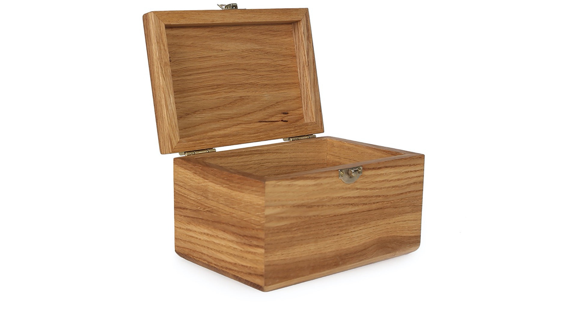 Solid Oak Sock Box