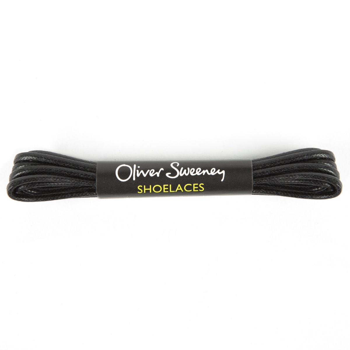 Short Round Black Laces