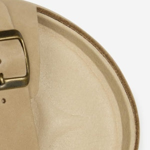 Closeup of Molded cork midsole