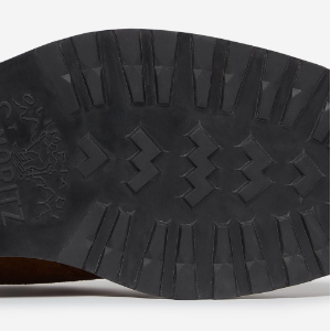 Closeup of St. Moritz rubber sole