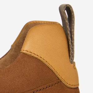 Closeup of Heel pull tabs