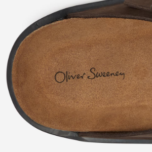 Closeup of Suede footbed