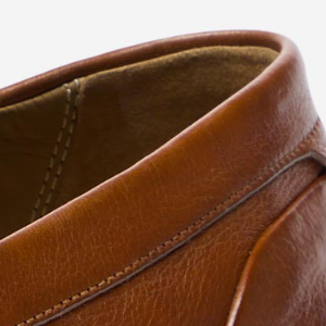 Closeup of Leather lining