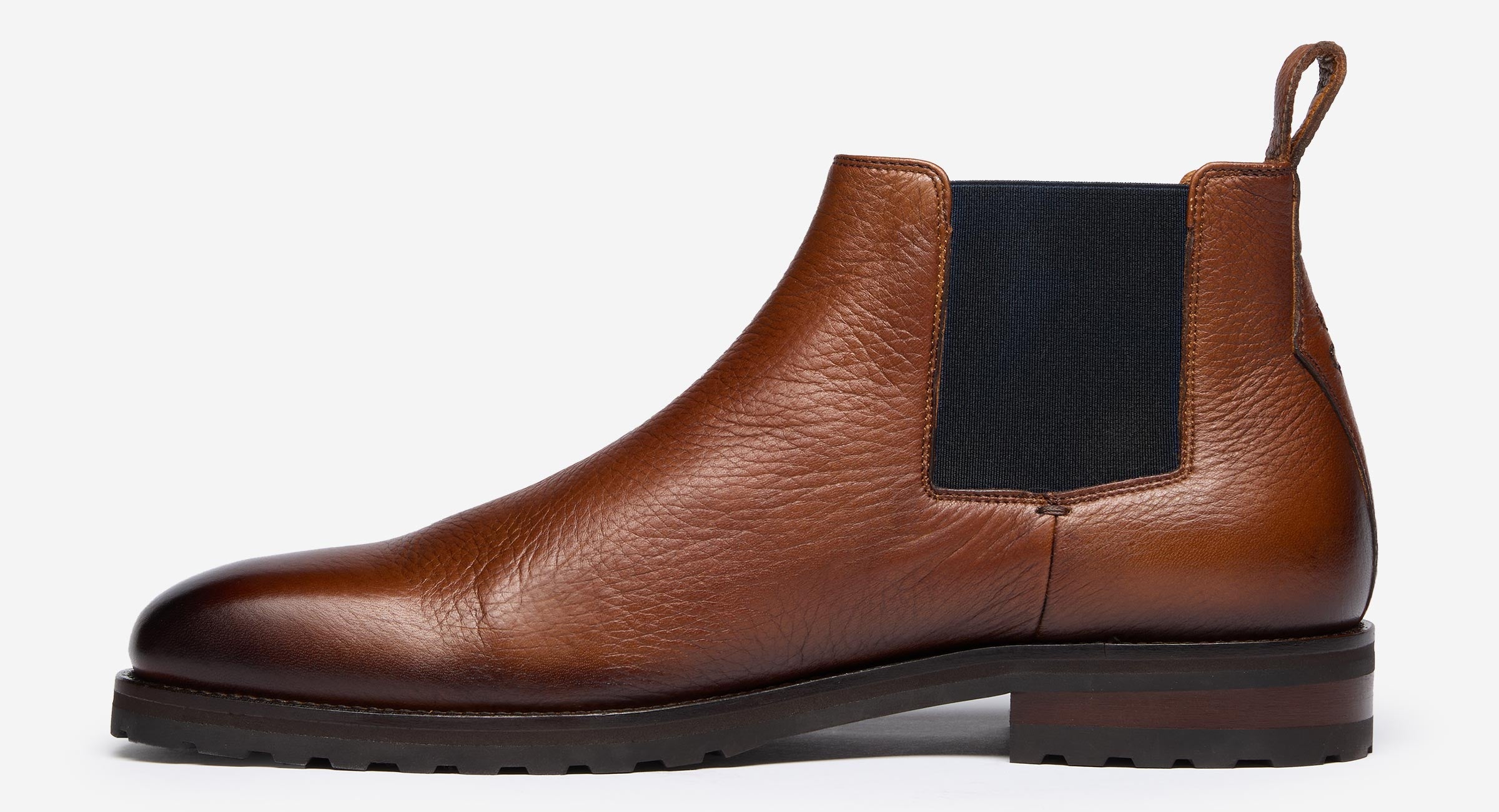 Arditi Tan Deer Leather Chelsea Boots Men's Boots Oliver Sweeney