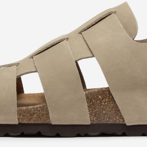 Closeup of Molded cork midsole