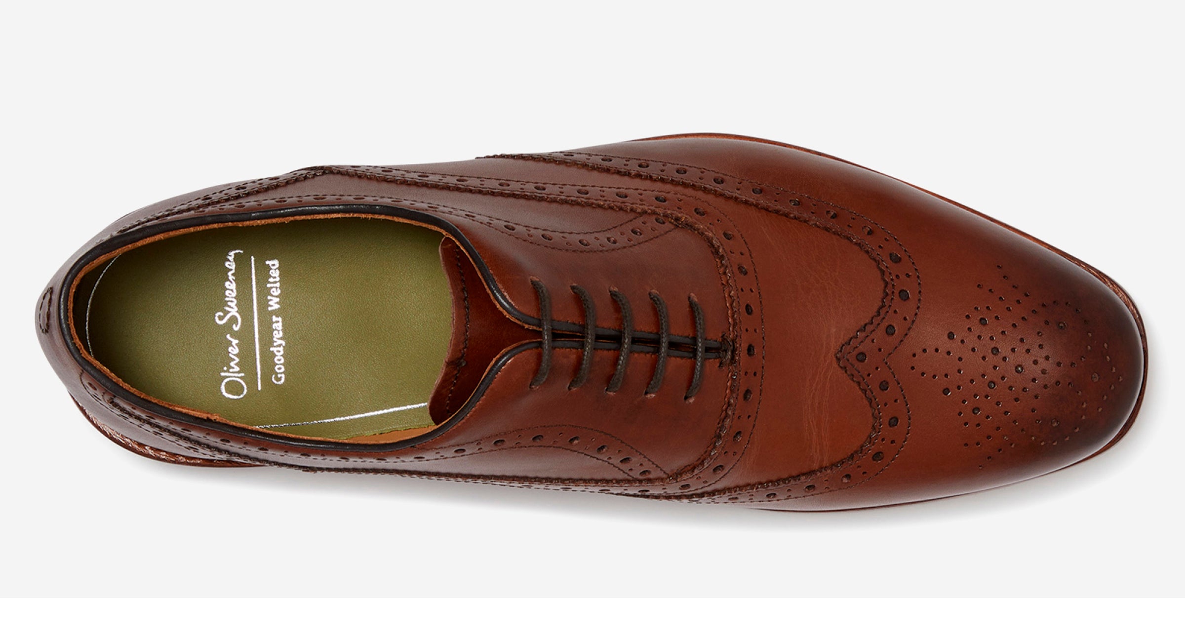 Aldeburgh Dark Tan | Oxford Brogue | Men display picture 2