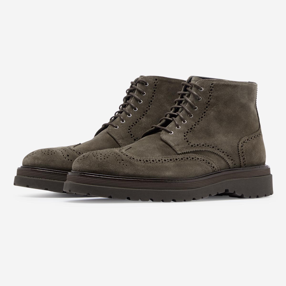 Arneva Grey | Brogue Boots | Men