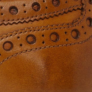 Closeup of Leather upper