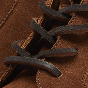Closeup of Leather laces