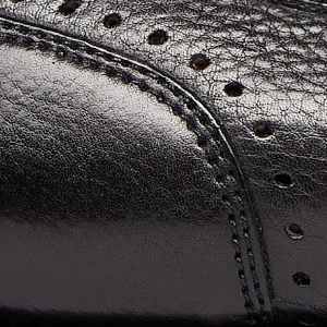 Closeup of Perforated heel detail