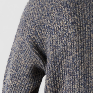 Closeup of Dropped shoulder construction