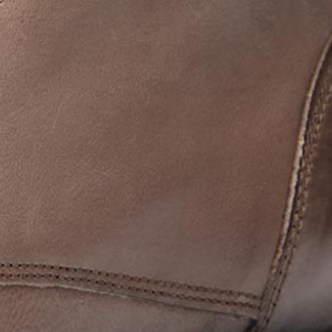 Closeup of Hand-finished calf leather upper