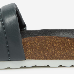 Closeup of Molded cork midsole