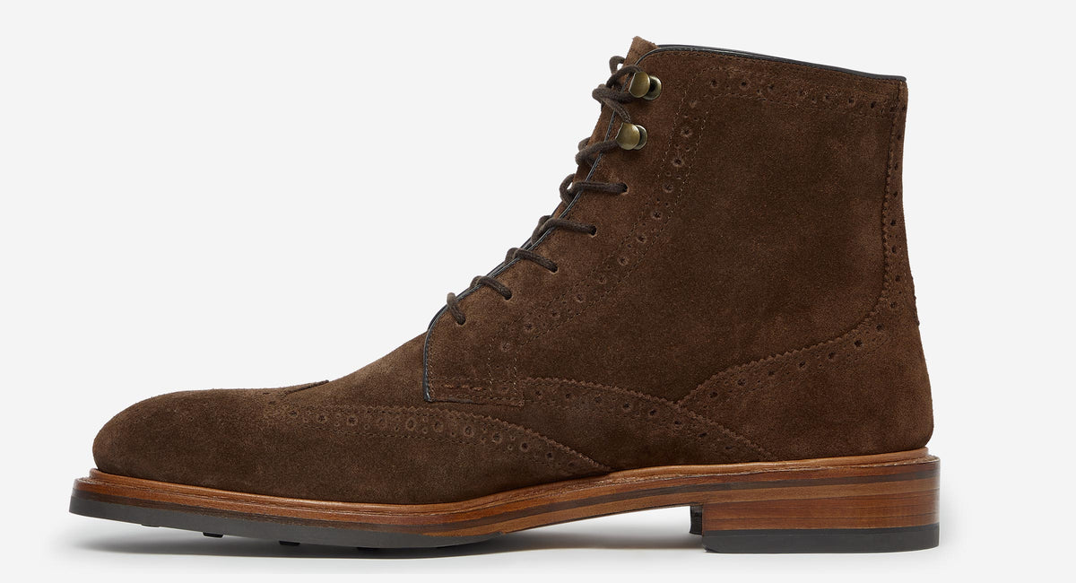 Blackwater Chocolate Brogue Boots Men's Boots Oliver Sweeney